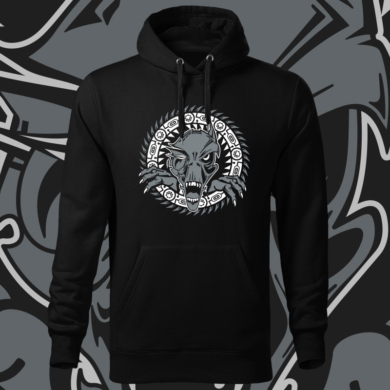 Mikina pánská tekno alien