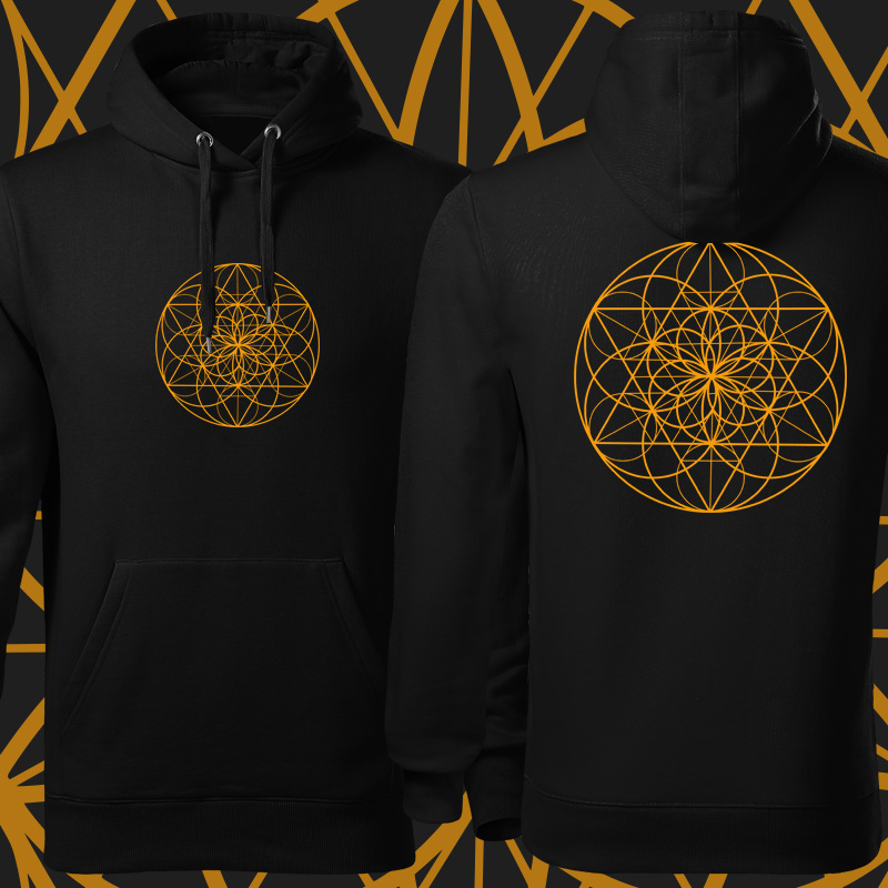 Mikina tekno pánská sacred geometry