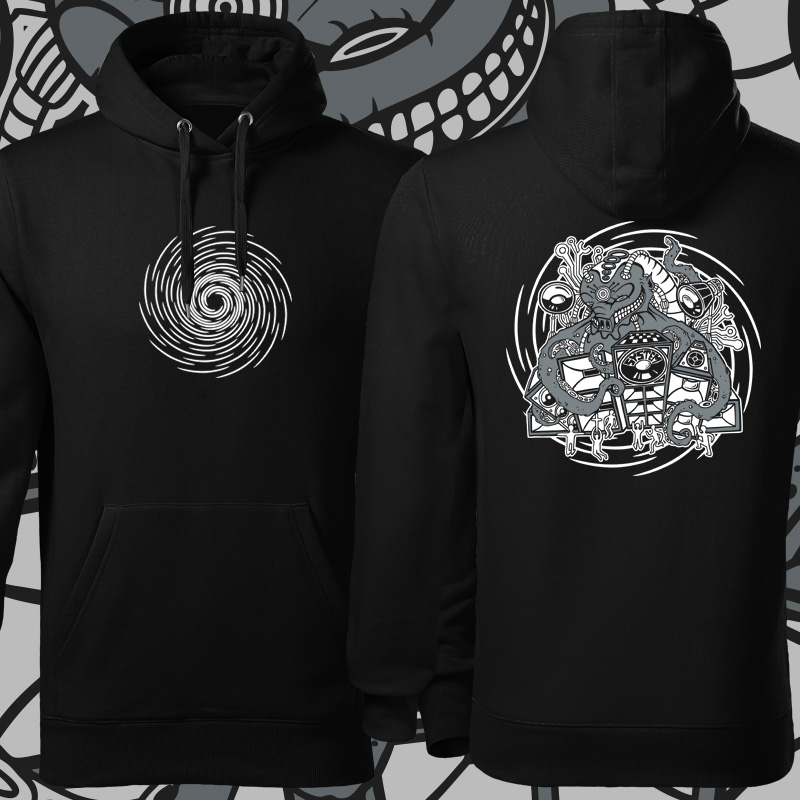 Mikina tekno pánská lizard