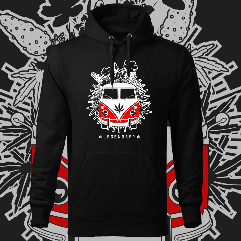 Rasta reggae mikina legendary