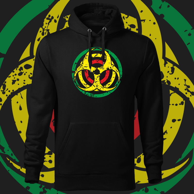 Rasta reggae mikina rasta hazard