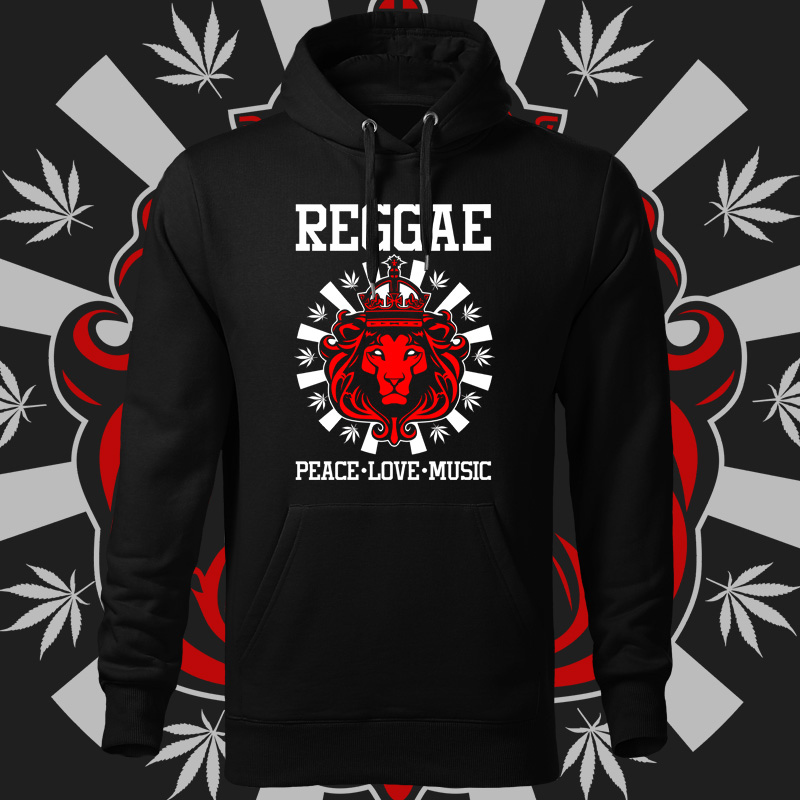 Rasta reggae mikina peace