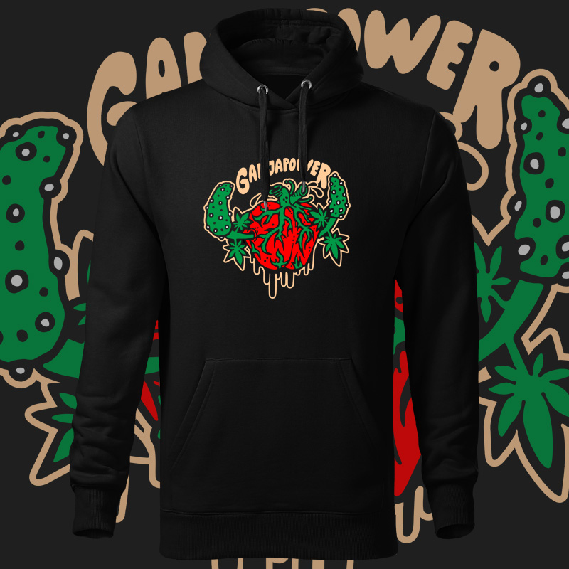 Rasta reggae mikina ganja power