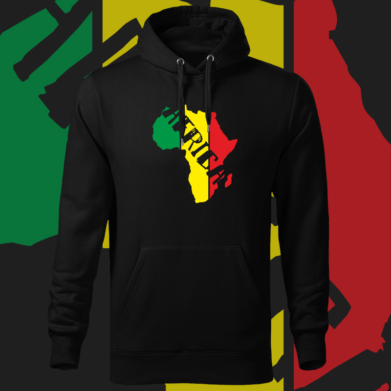 Rasta reggae mikina africa 