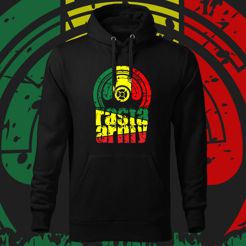 Rasta reggae mikina rasta army