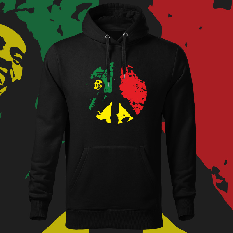 Rasta reggae mikina peace