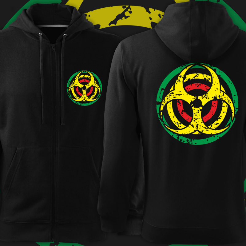 Rasta reggae mikina rastahazard