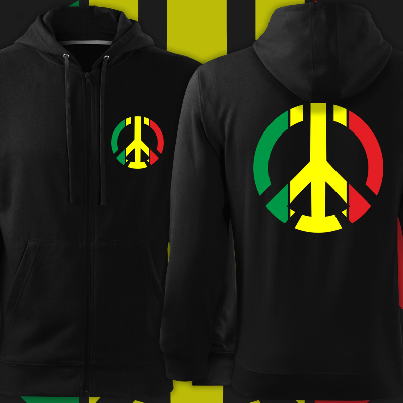 Rasta reggae mikina peace