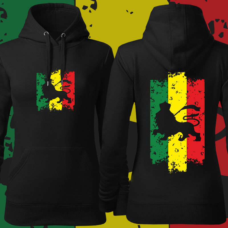 Rasta reggae mikina dámská