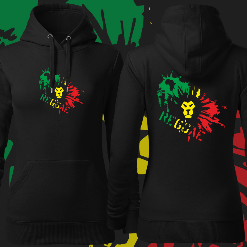 Rasta reggae mikina dámská