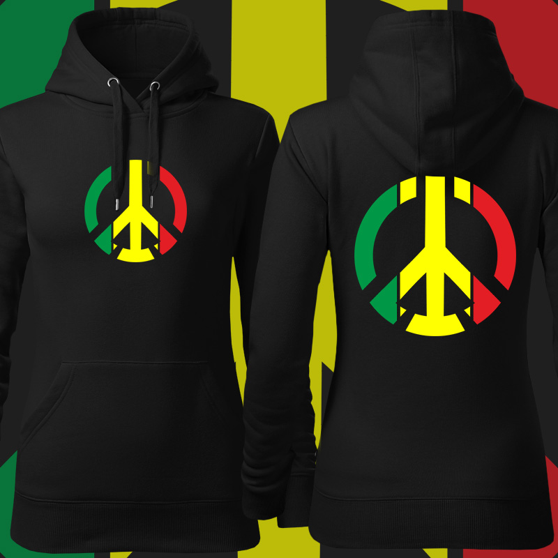 Rasta reggae mikina dámská