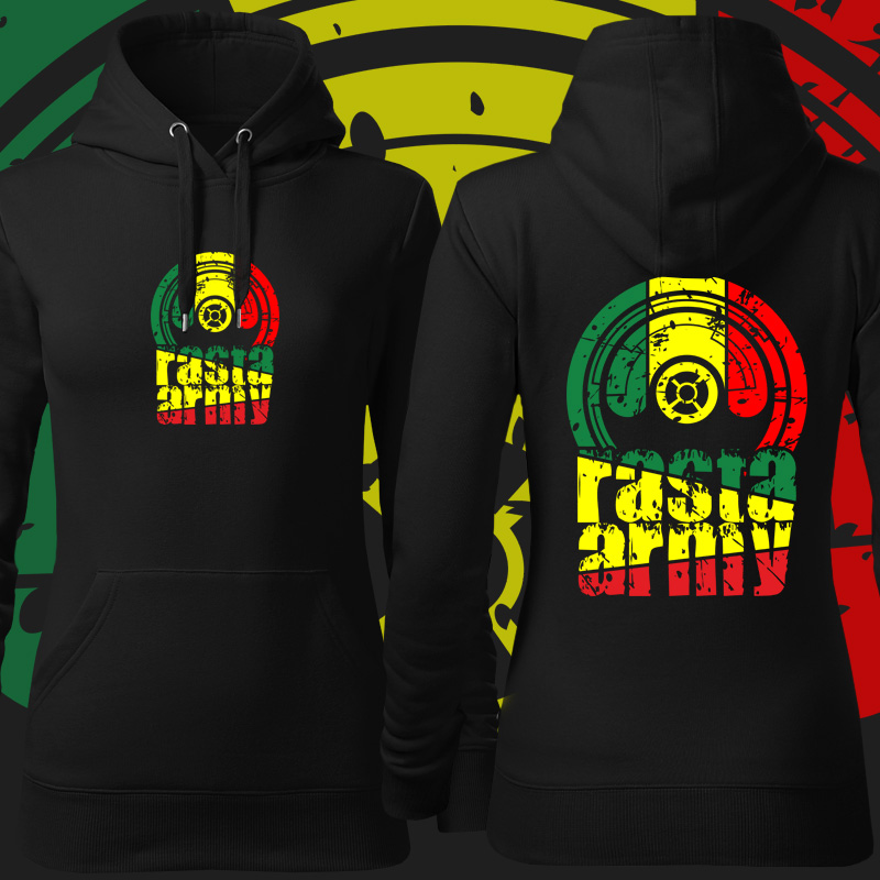 Rasta reggae mikina dámská