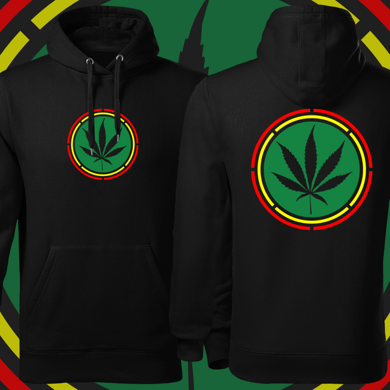 Rasta reggae mikina ganja