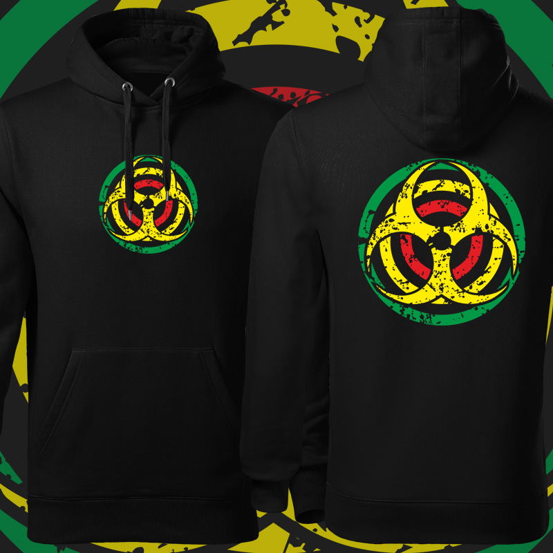 Rasta reggae mikina rasta hazard