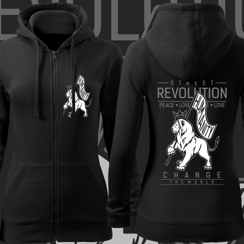 Mikina rasta reggae dámská revolution