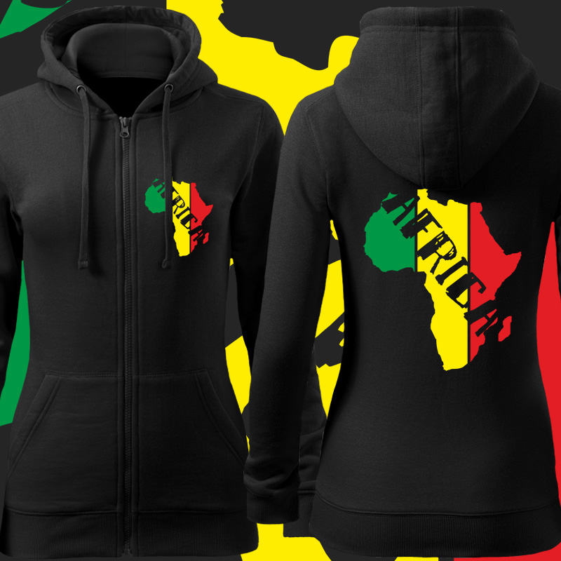 Mikina rasta reggae dámská africa