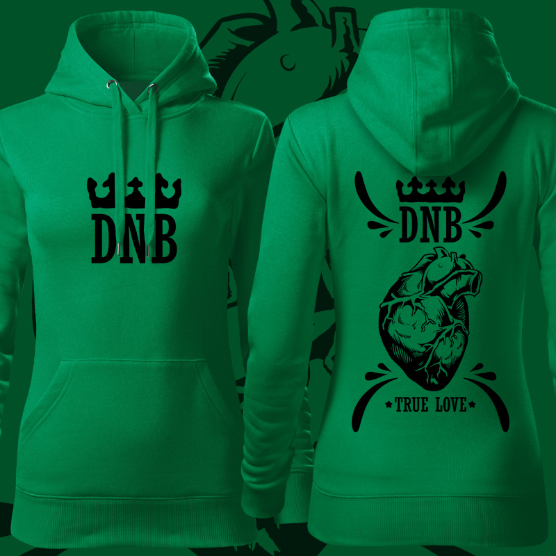 Dnb drum and bass mikina love