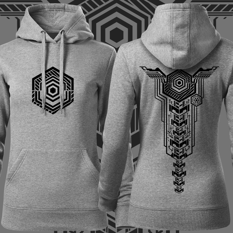 Dnb drum and bass mikina spine