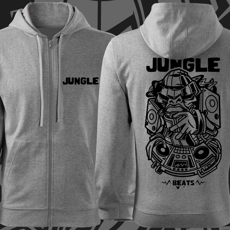 Mikina zip dnb drum and bass jungle