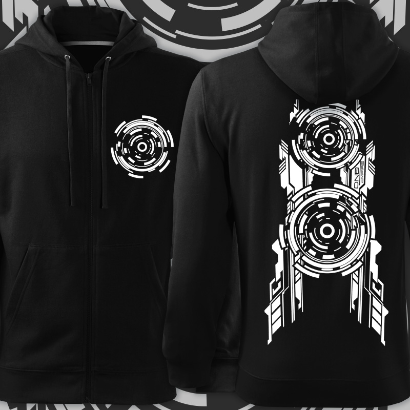 Mikina zip dnb drum and bass