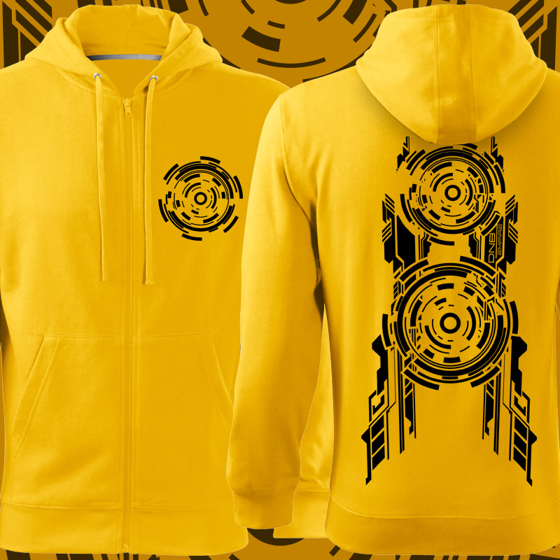 Mikina zip dnb drum and bass