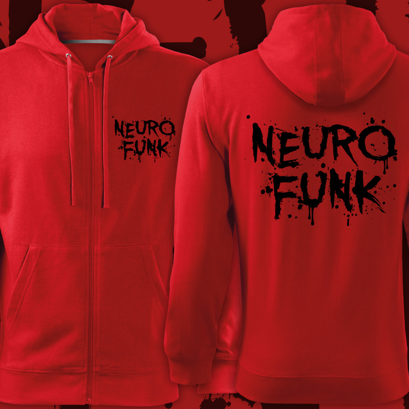 Mikina zip dnb drum and bass neurofunk