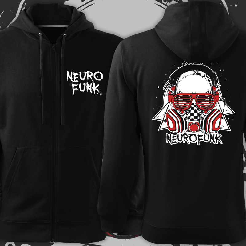 Mikina zip dnb drum and bass