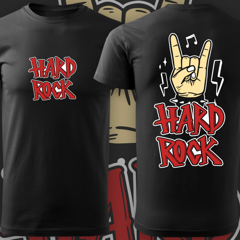 Tričko hard rock pánské