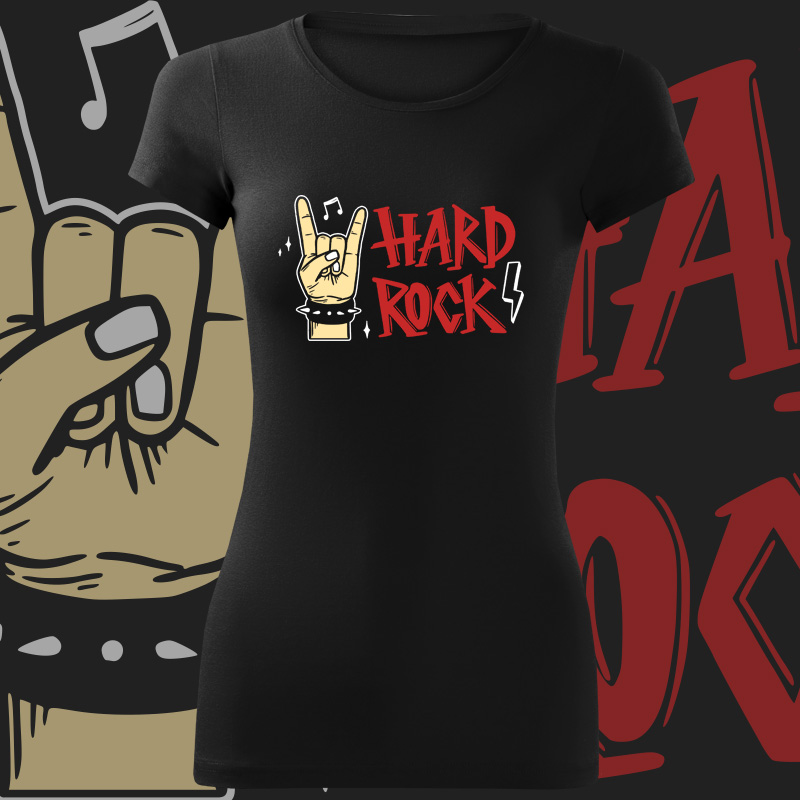 Tričko hard rock dámské 