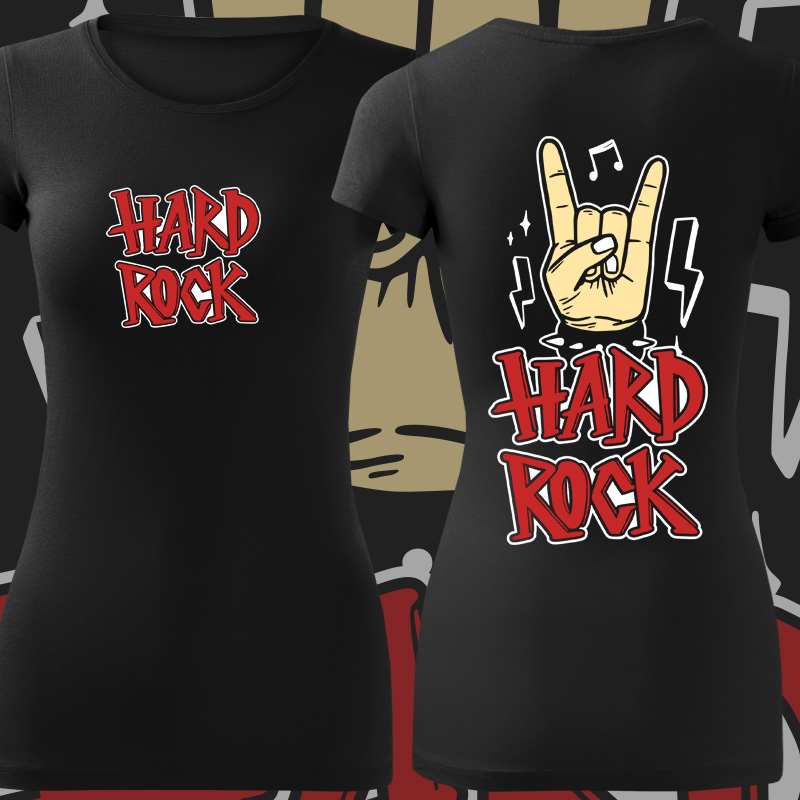 Tričko hard rock dámské 