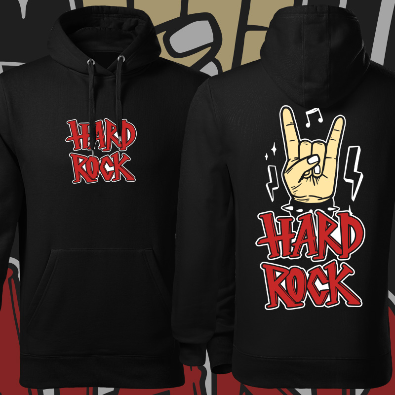 Mikina hard rock pánská