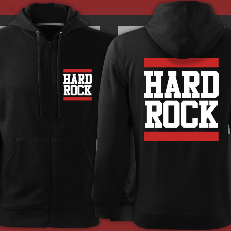 Mikina rock na zip pánská