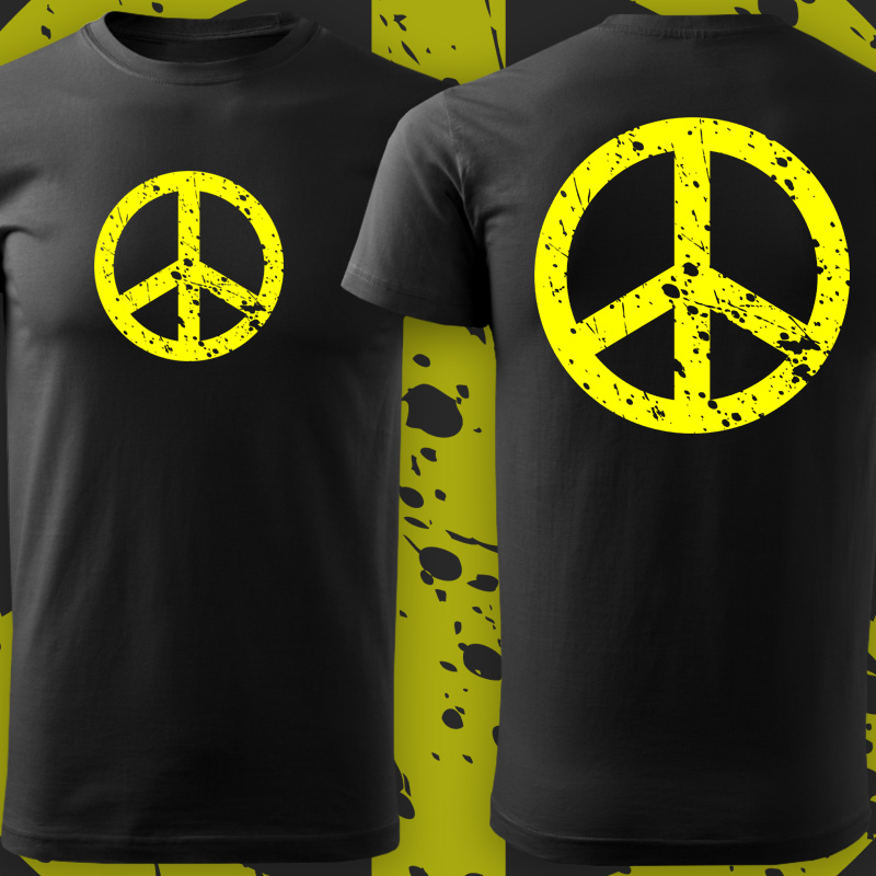 Tričko peace pánské 