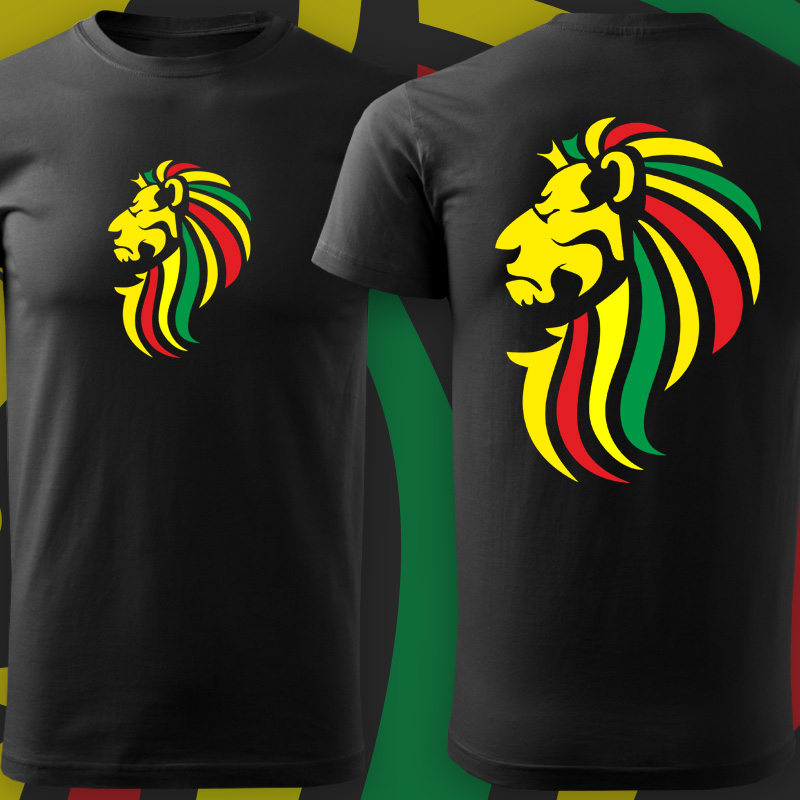 Tričko rasta lion pánské 