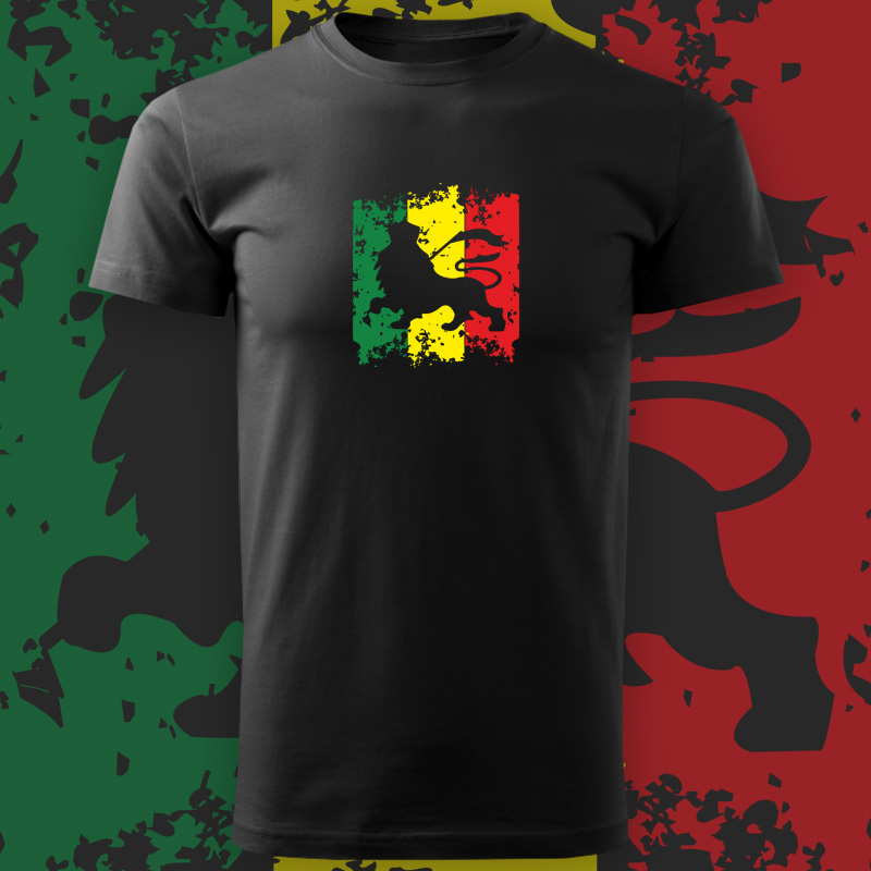 Tričko rasta lion pánské 