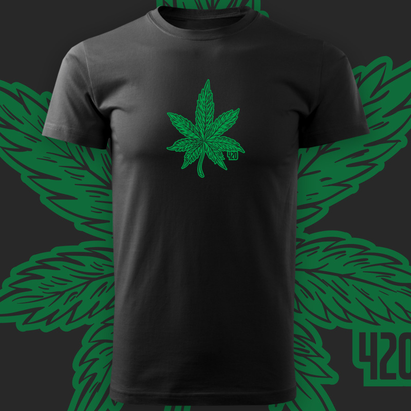 Tričko marihuana 420 pánské