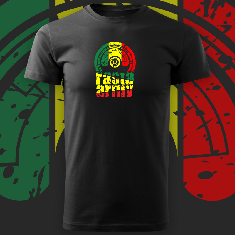 Tričko rasta army pánské
