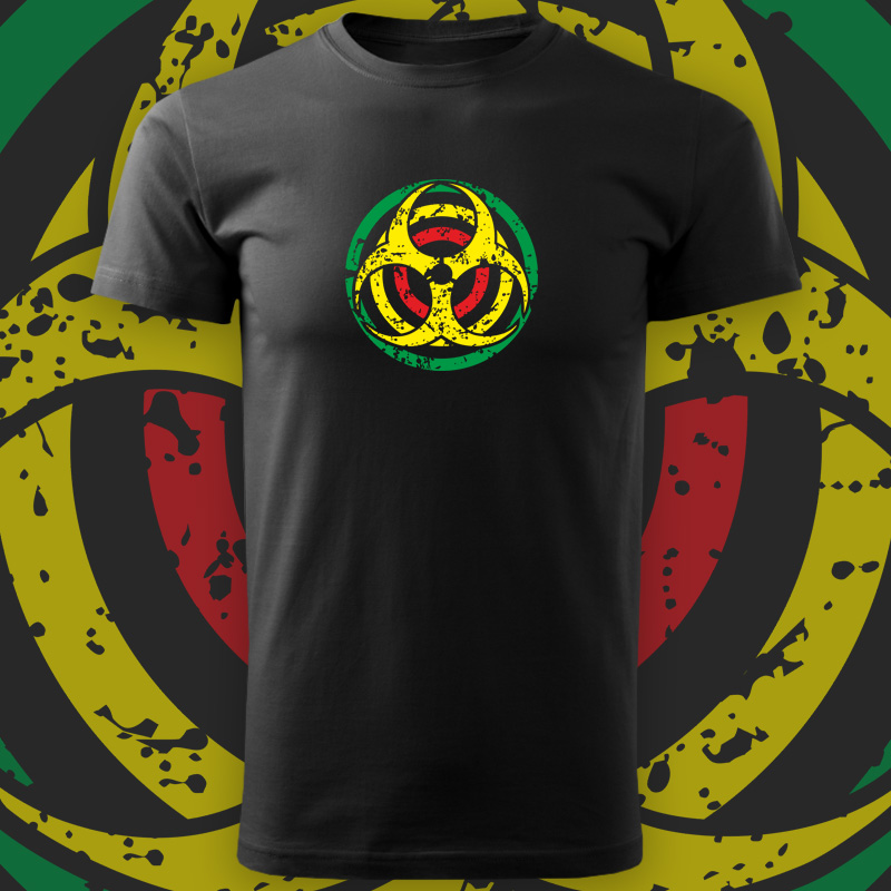 Tričko rasta hazard pánské