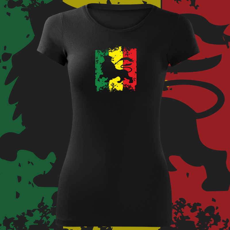 Tričko rasta lion dámské 
