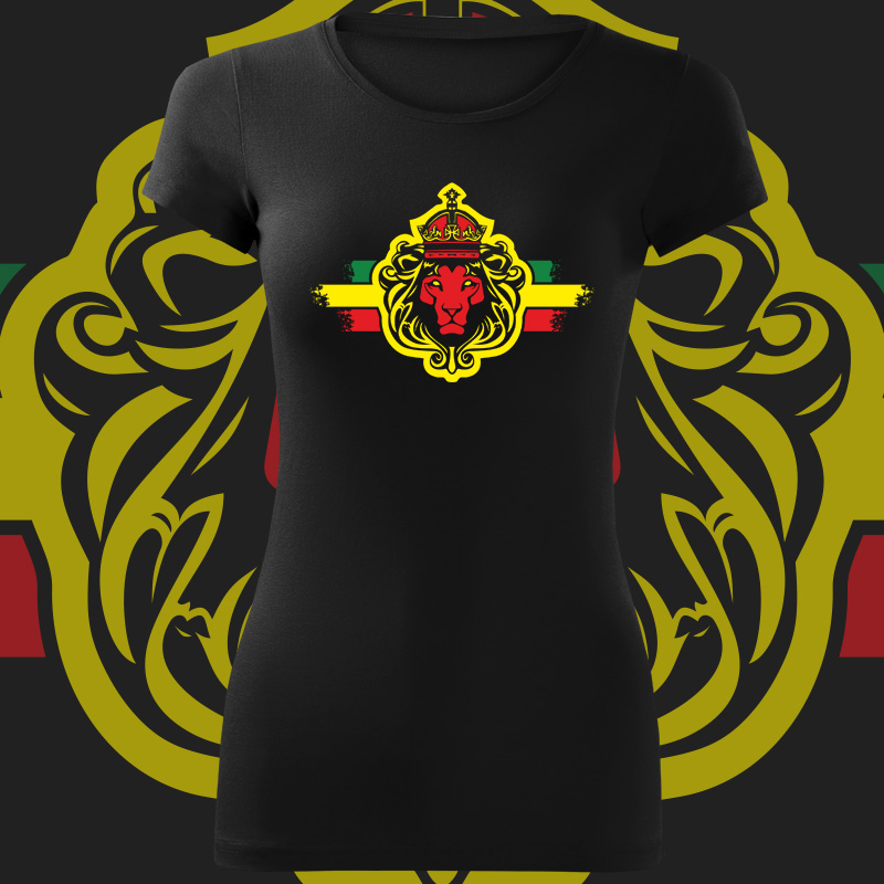 Tričko rasta lion dámské 