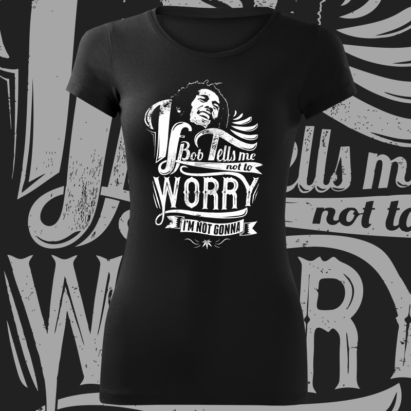 Tričko Bob Marley dámské 
