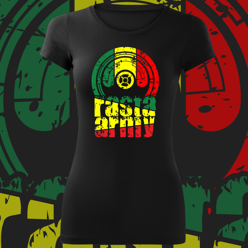 Tričko rasta army dámské 