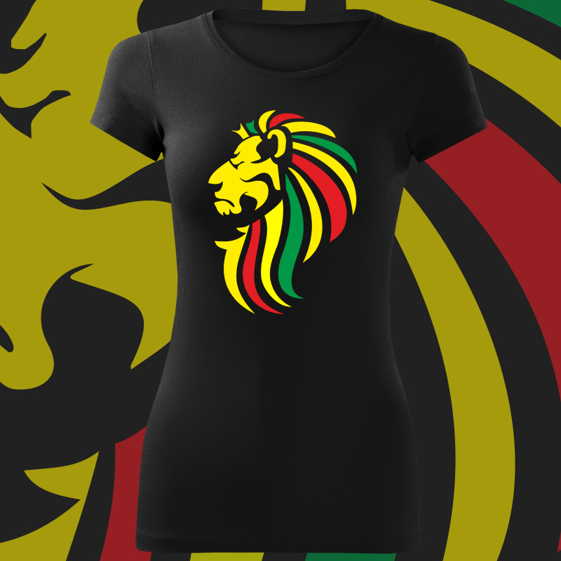 Tričko rasta lion dámské 