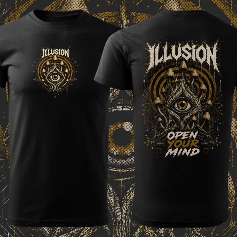 Tričko tekno pánské Illusion