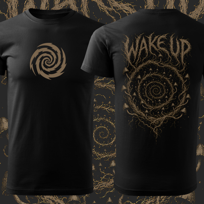 Tričko tekno pánské Wake up