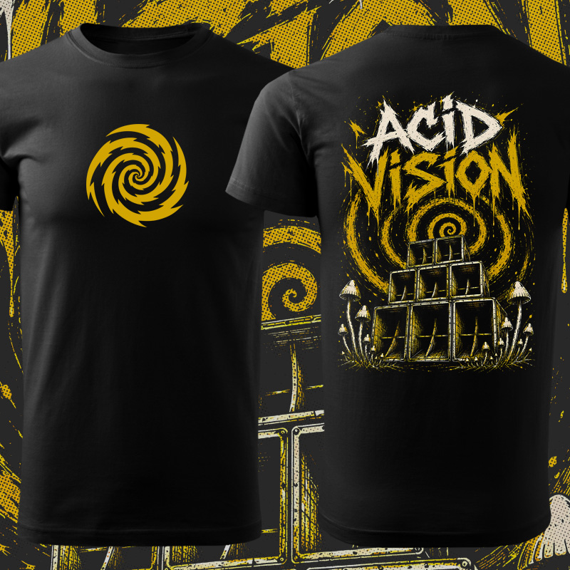 Tričko tekno pánské Acid vision