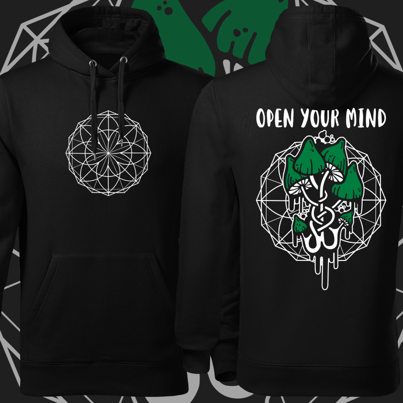 Mikina magic mushrooms pánská 