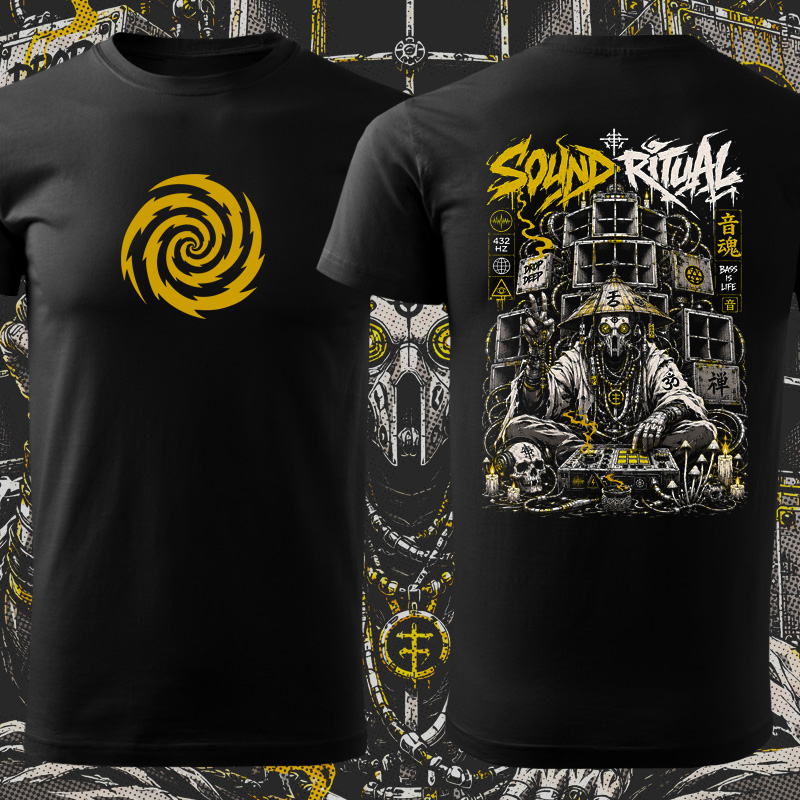 Tričko tekno pánské Sound ritual 