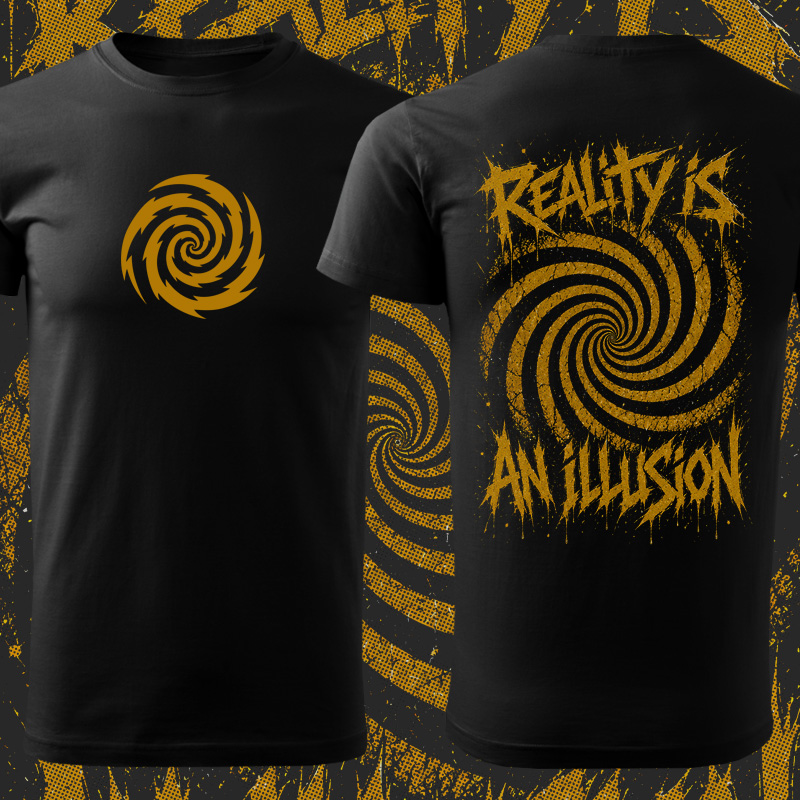 Tričko tekno pánské Reality is illusion