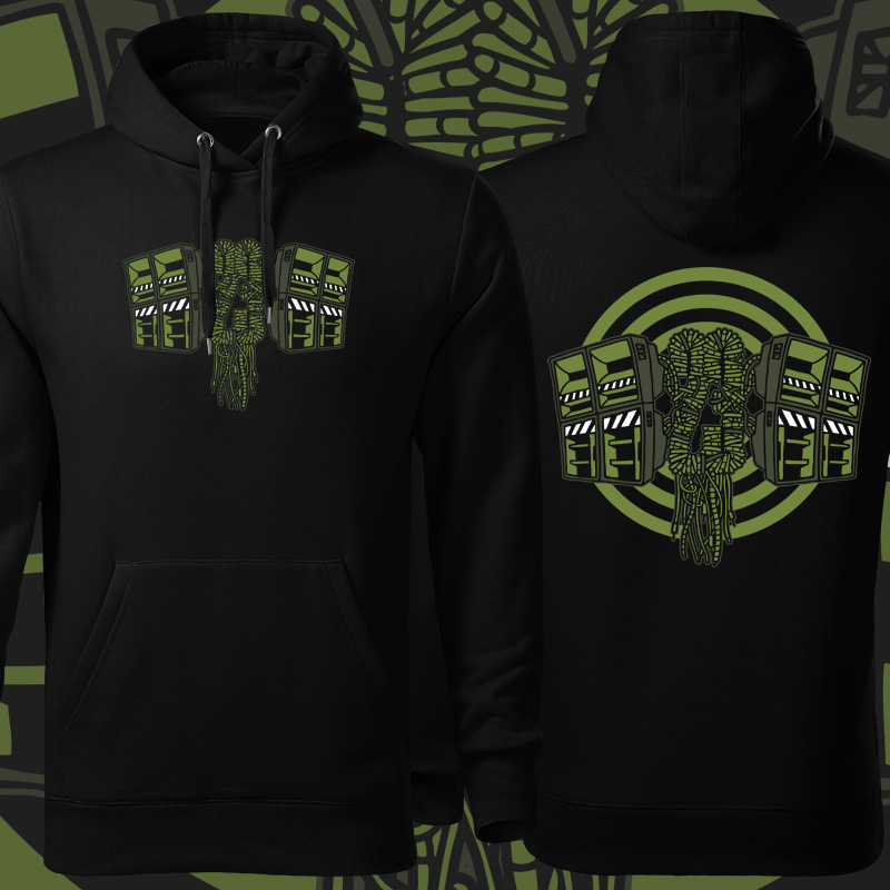 Mikina tekno pánská 23 cables